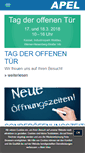 Mobile Screenshot of apel-elementbau.de